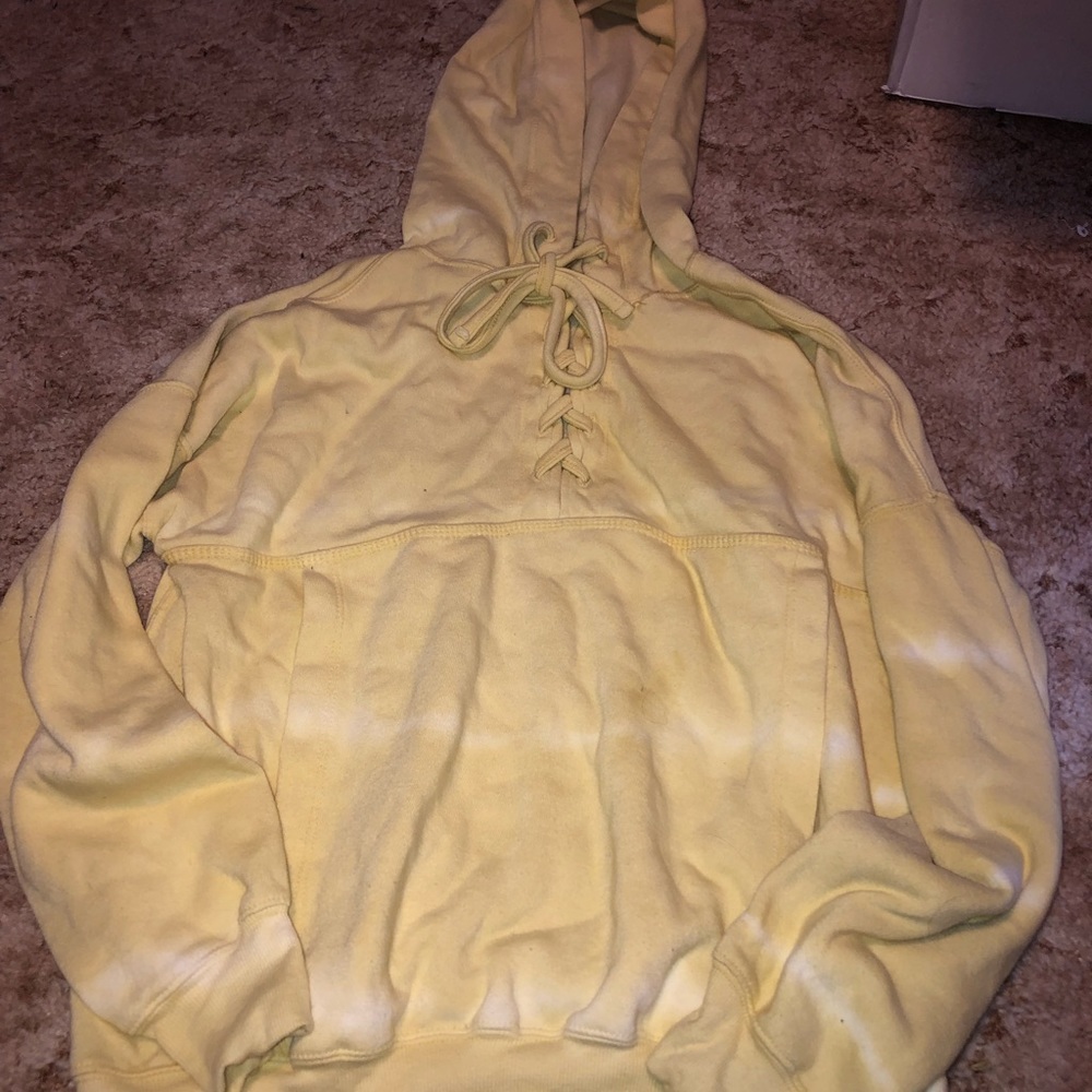 Yellow hoodie